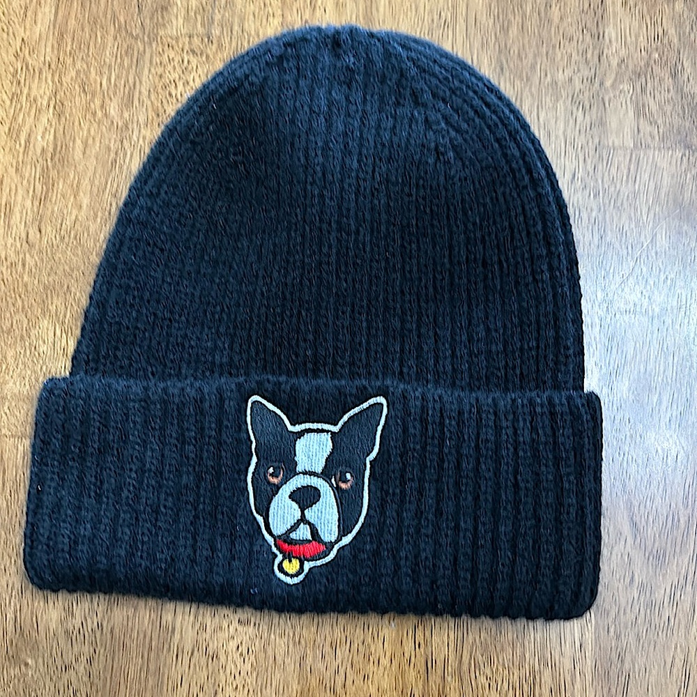 Marc Tetro Beanie with Adorable‎ Dog on Front